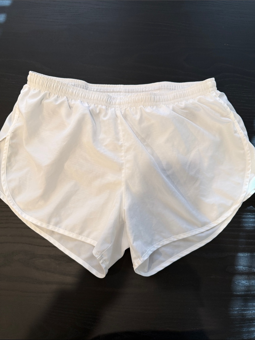 Nike White Women's Athletic Running Shorts